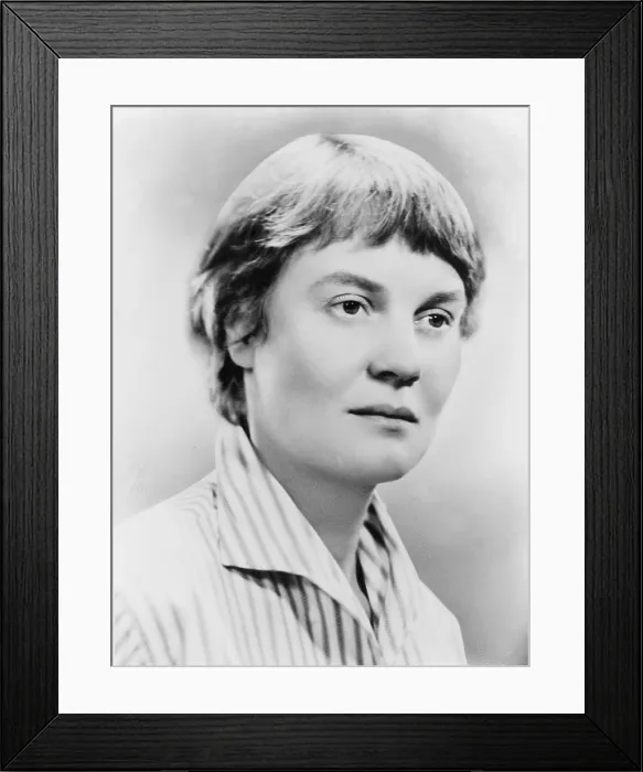 Framed Print : Iris Murdoch (1919-1999) Anglo-Irish writer, best known for the novels she wrote between 1950s and 1990s