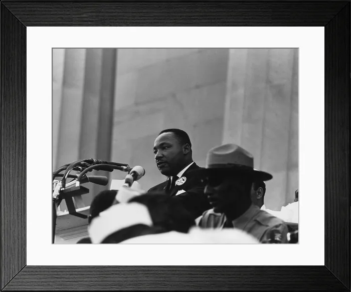 Framed Print : 1963 March on Washington. Martin Luther King delivering his I Have a Dream speech. Aug. 28, 1963 Framed Print : 1963 March on Washington. Martin Luther King delivering his I Have a Dream speech. Aug. 28, 1963