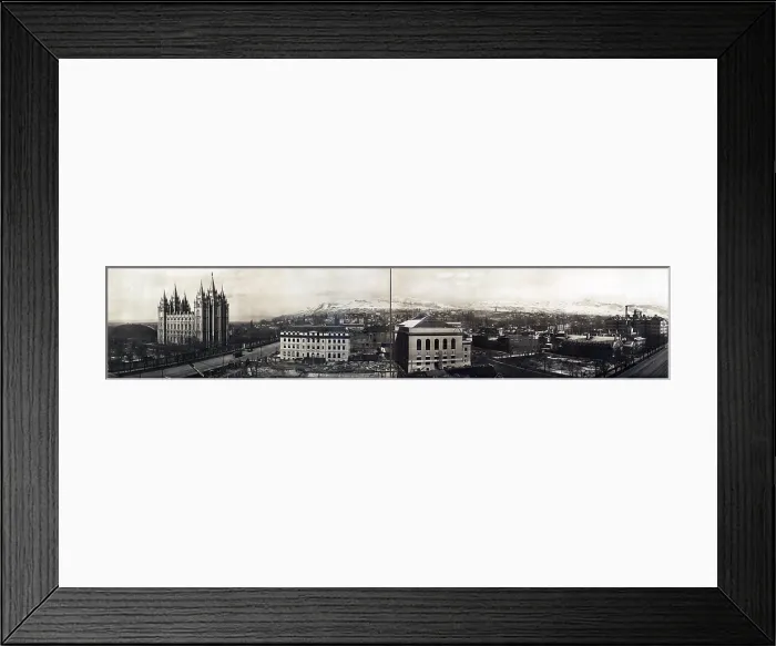 Framed Print : Mormon Temple, Salt Lake City, Utah, 1910