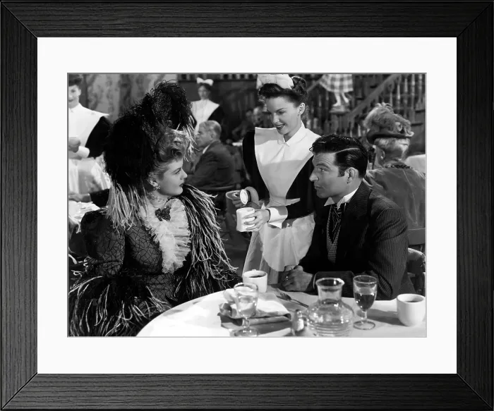 Framed Print : THE HARVEY GIRLS, Angela Lansbury, Judy Garland, Stephen McNally, 1946