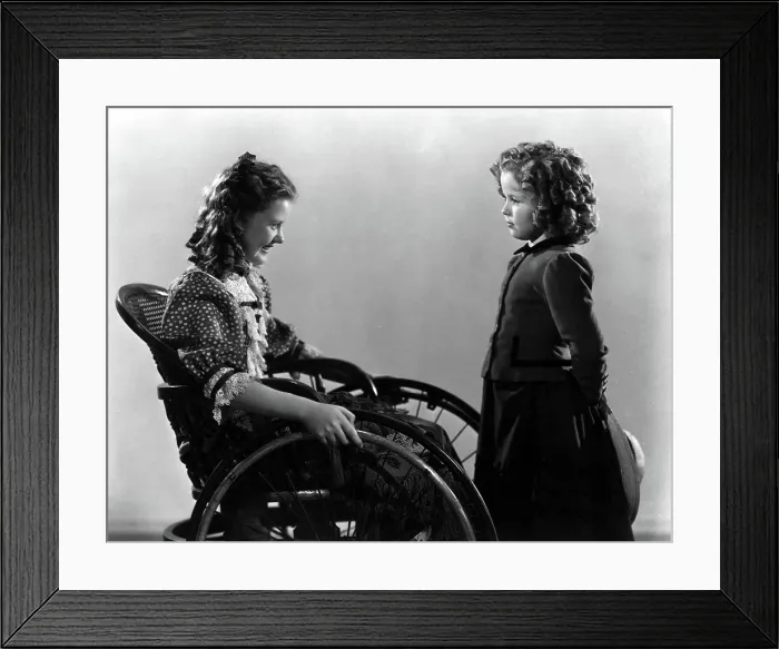Framed Print : HEIDI, Marcia Mae Jones, Shirley Temple, 1937. TM and Copyright (c) 20th Century Fox Film Corp. All rights reserved. Courtesy: Everett Collection