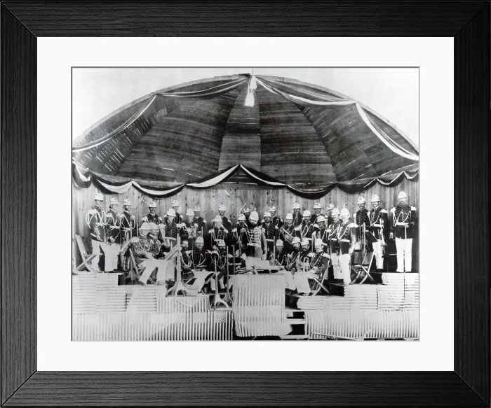 Framed Print : John Philip Sousa (1854-1932) led the U.S. Marine Corps Band at Cape May, New Jersey. Ca. 1891 Framed Print : John Philip Sousa (1854-1932) led the U.S. Marine Corps Band at Cape May, New Jersey. Ca. 1891