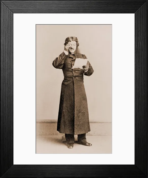 Framed Print : Frank S. Chanfrau, (1824-1884) American actor. Two plays, KIT, THE ARKANSAS TRAVELER and SAM, by Thomas de Walden, were the successful plays of his later career. Ca. 1870 Framed Print : Frank S. Chanfrau, (1824-1884) American actor. Two plays, KIT, THE ARKANSAS TRAVELER and SAM, by Thomas de Walden, were the successful plays of his later career. Ca. 1870