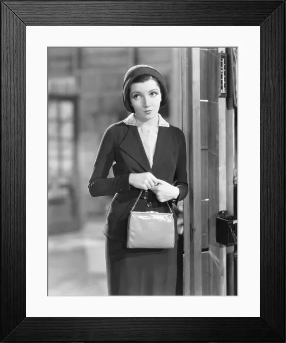 Framed Print : HIS WOMAN, Claudette Colbert, 1931 Framed Print : HIS WOMAN, Claudette Colbert, 1931