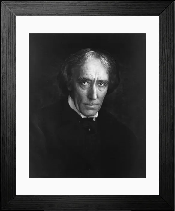 Framed Print : Irving, Henry Irving (1838-1905) English stage actor, was the first actor to be knighted by Queen Victoria in 1895 Framed Print : Irving, Henry Irving (1838-1905) English stage actor, was the first actor to be knighted by Queen Victoria in 1895