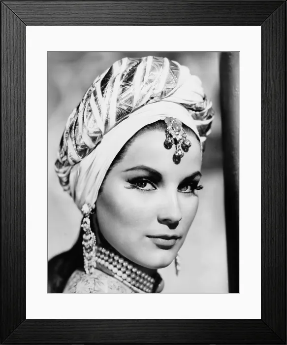 Framed Print : THE LOVES OF OMAR KHAYYAM, (aka OMAR KHAYYAM), Debra Paget, 1957