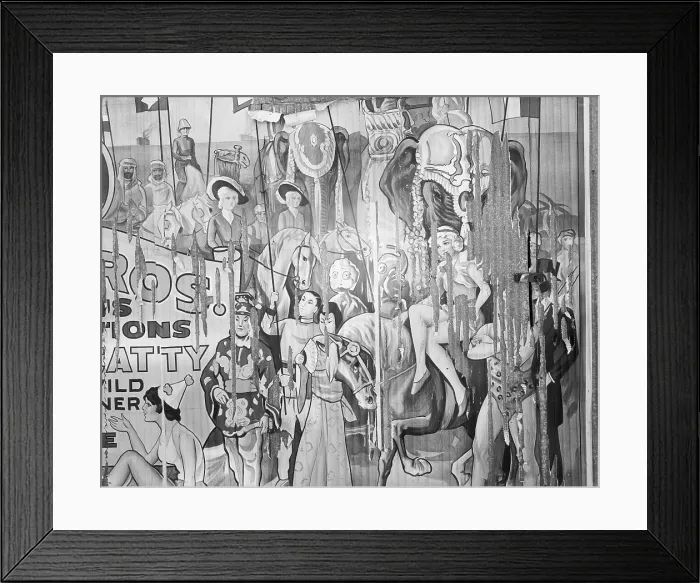 Framed Print : Circus poster, Alabama, photograph by Walker Evans, December, 1935