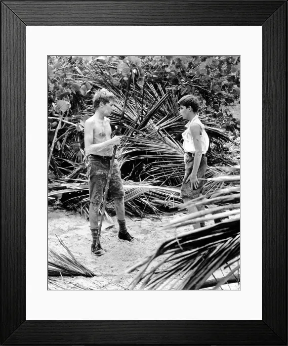 Framed Print : LORD OF THE FLIES, Tom Chapin, James Aubrey, 1963 Framed Print : LORD OF THE FLIES, Tom Chapin, James Aubrey, 1963