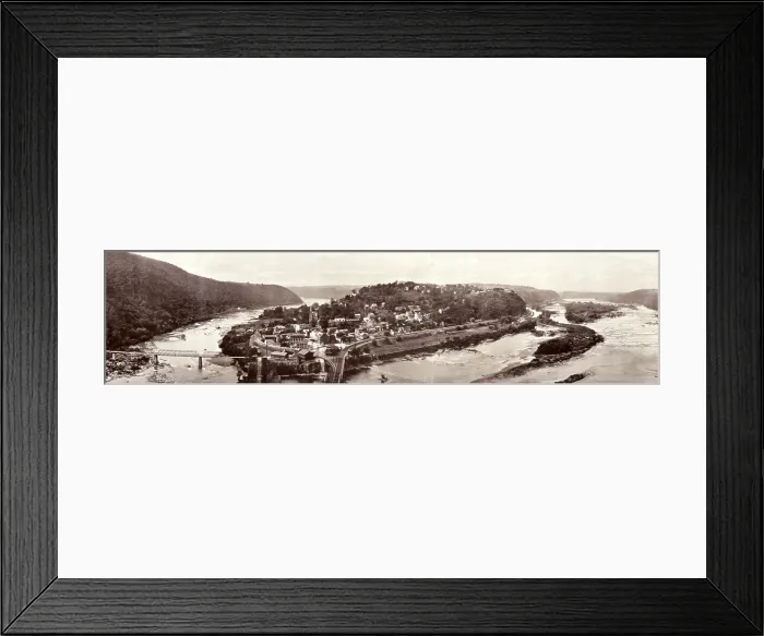 Framed Print : Harper's Ferry, West Virginia, photogravure ca. 1912 Framed Print : Harper's Ferry, West Virginia, photogravure ca. 1912