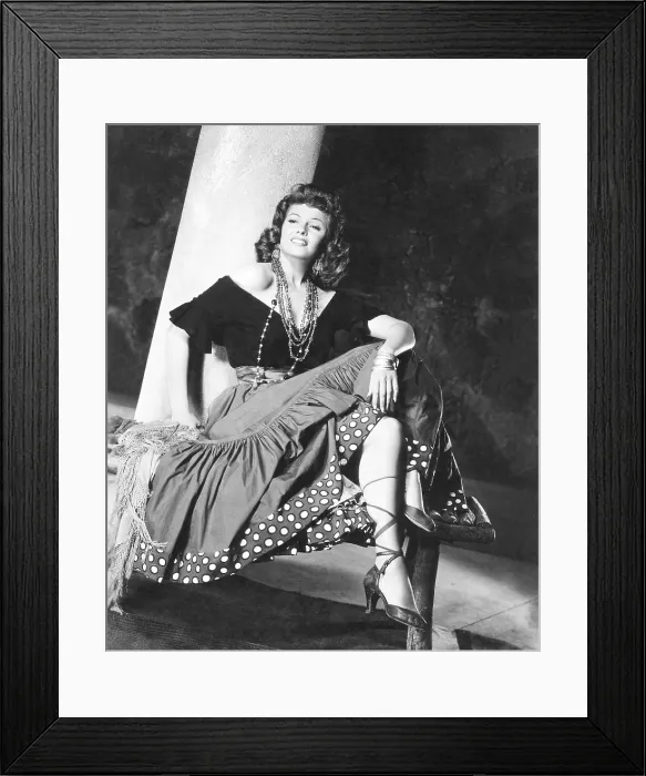 Framed Print : THE LOVES OF CARMEN, Rita Hayworth, 1948