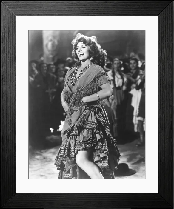 Framed Print : THE LOVES OF CARMEN, Rita Hayworth, 1948