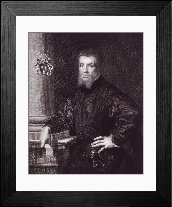 Framed Print : Portrait of Andreas Vesalius (1514 - 1564), Belgian anatomist. Engraving by A. Dezarrois Framed Print : Portrait of Andreas Vesalius (1514 - 1564), Belgian anatomist. Engraving by A. Dezarrois