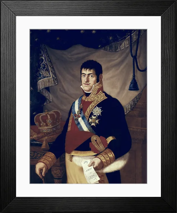 Framed Print : FERDINAND VII of Spain (1784-1833). King of Spain (1808-1833). Oil on canvas. SPAIN. MADRID (AUTONOMOUS COMMUNITY). Madrid. City Hall