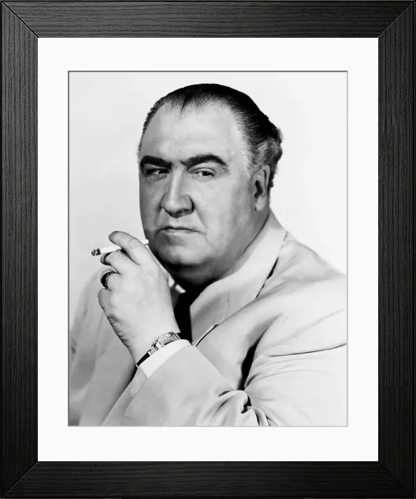 Framed Print : HELL'S ISLAND, Francis L. Sullivan, 1955 Framed Print : HELL'S ISLAND, Francis L. Sullivan, 1955