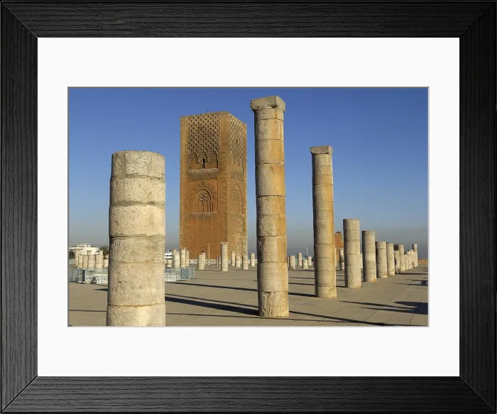 Framed Print : MOROCCO. Rabat. Tour Hassan (1195-1199). Islamic art. AISA / Everett Collection**US SALES ONLY** Framed Print : MOROCCO. Rabat. Tour Hassan (1195-1199). Islamic art. AISA / Everett Collection**US SALES ONLY**