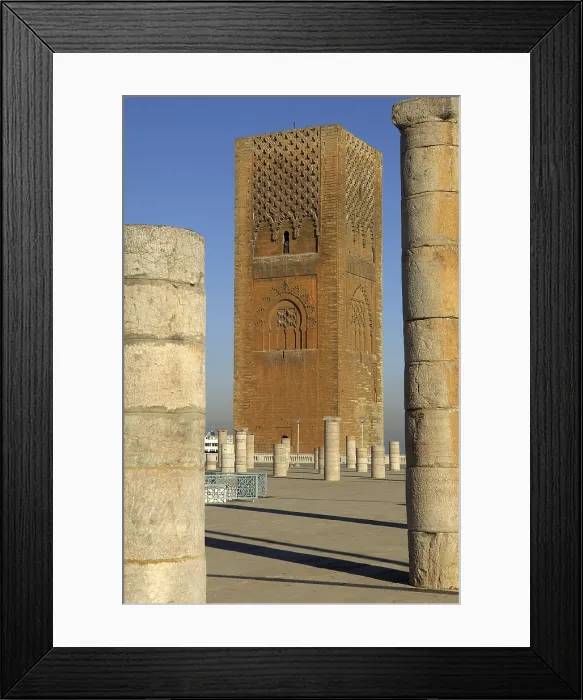 Framed Print : MOROCCO. Rabat. Tour Hassan (1195-1199). Islamic art. AISA / Everett Collection**US SALES ONLY**