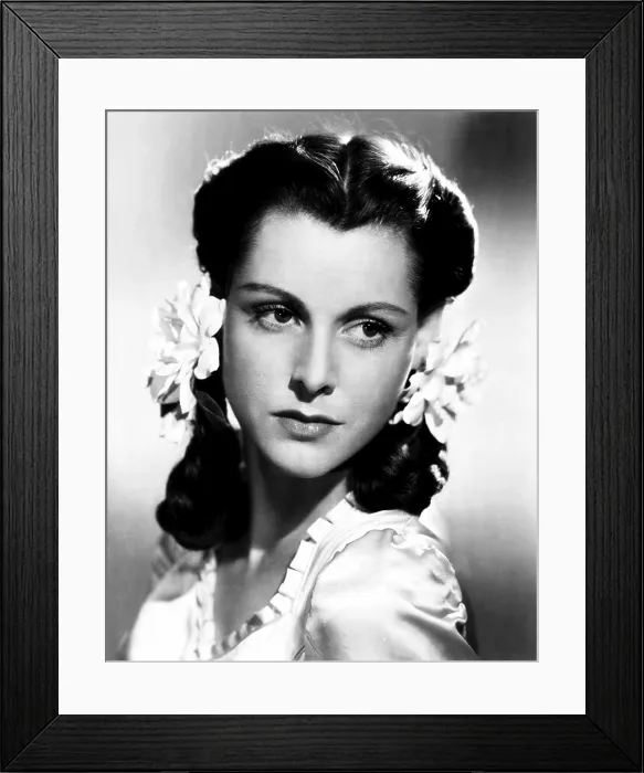 Framed Print : HAPPY LAND, Frances Dee, 1943, TM and copyright 20th Century Fox Film Corp. All rights reserved. Courtesy: Everett Collection