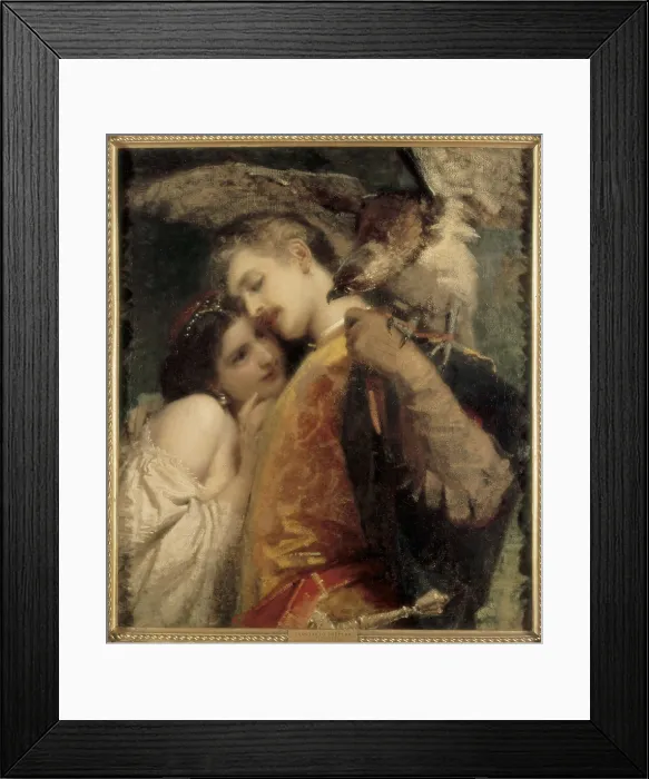 Framed Print : CREMONA, Tranquillo (1837-1878). The Falconer. 1863. Oil on canvas. ITALY. Milan. Museo dell'Ottocento. AISA / Everett Collection**US SALES ONLY** Framed Print : CREMONA, Tranquillo (1837-1878). The Falconer. 1863. Oil on canvas. ITALY. Milan. Museo dell'Ottocento. AISA / Everett Collection**US SALES ONLY**