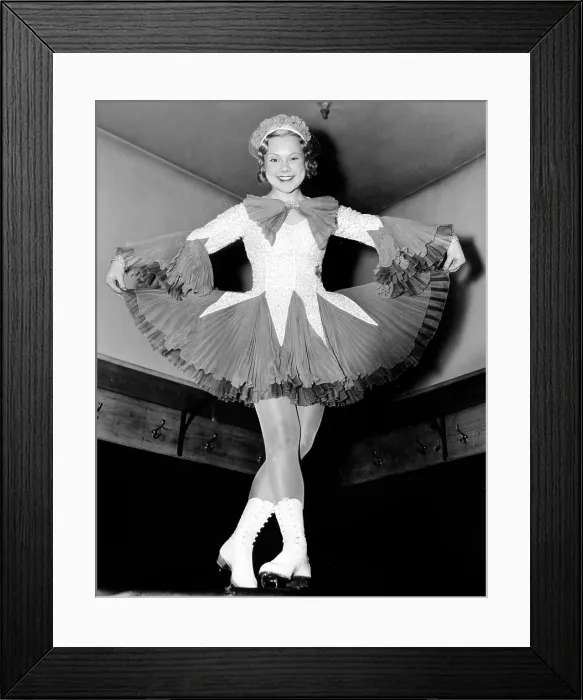 Framed Print : HAPPY LANDING, Sonja Henie, 1938, TM and copyright 20th Century Fox Film Corp. All rights reserved  /  Courtesy: Everett Collection