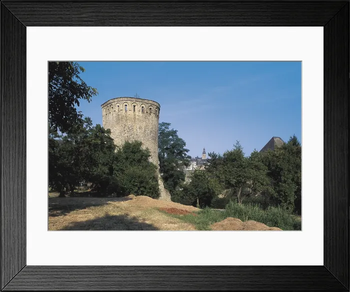Framed Print : LUXEMBOURG. DIEKIRCH. Luxembourg. Tower of the fortress known as Plateau du Rham (14th c.). AISA / Everett Collection**US SALES ONLY**