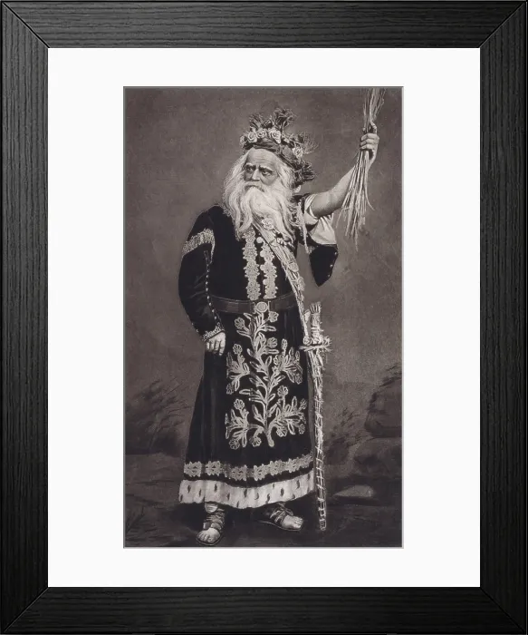 Framed Print : Edwin Forrest (1806-1872), American actor, as Shakespeare's King Lear, one of his most successful roles. Ca. 1860 Framed Print : Edwin Forrest (1806-1872), American actor, as Shakespeare's King Lear, one of his most successful roles. Ca. 1860