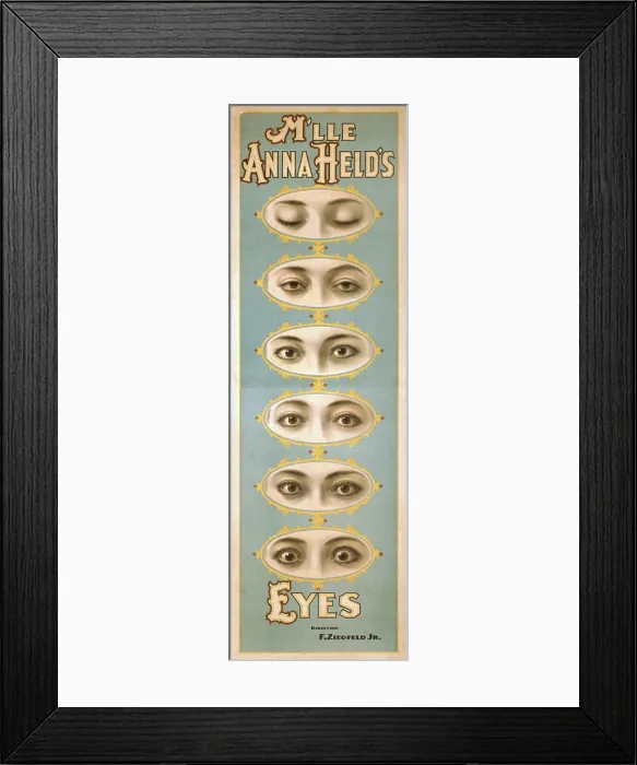 Framed Print : Anna Held (1873-1918), Polish born American actress was married to showman, Florenze Ziegfeld Framed Print : Anna Held (1873-1918), Polish born American actress was married to showman, Florenze Ziegfeld