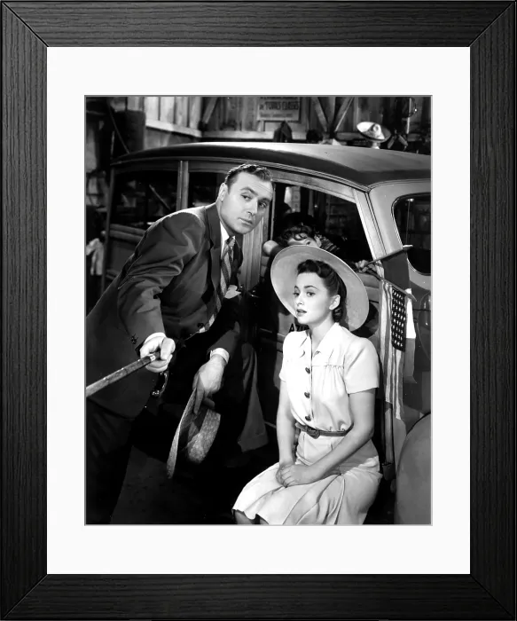 Framed Print : HOLD BACK THE DAWN, Charles Boyer, Olivia DeHavilland, 1941 Framed Print : HOLD BACK THE DAWN, Charles Boyer, Olivia DeHavilland, 1941