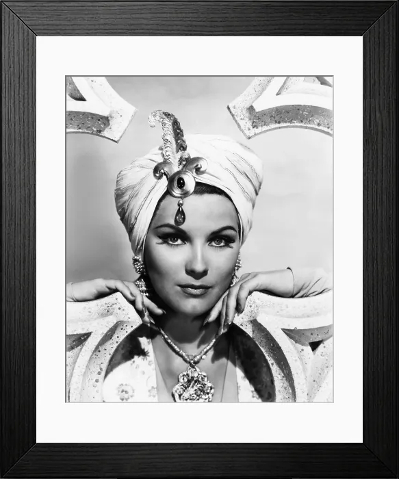 Framed Print : THE LOVES OF OMAR KHAYYAM, Debra Paget, 1957