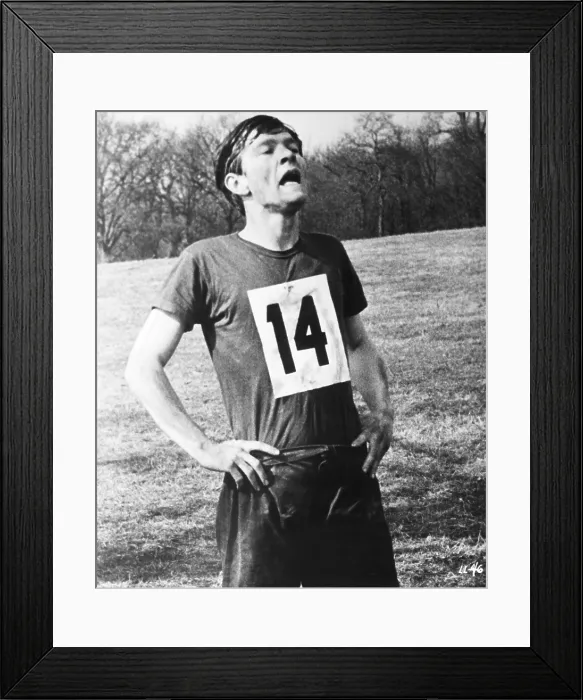 Framed Print : THE LONELINESS OF THE LONG DISTANCE RUNNER, Tom Courtenay, 1962 Framed Print : THE LONELINESS OF THE LONG DISTANCE RUNNER, Tom Courtenay, 1962