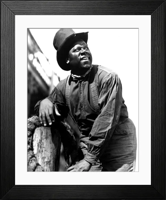 Framed Print : SHOW BOAT, William Warfield, 1951 Framed Print : SHOW BOAT, William Warfield, 1951
