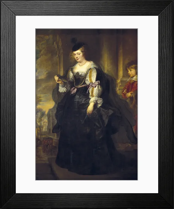 Framed Print : RUBENS, Peter Paul (1577-1640). Helena Fourment with a Carriage. beg. 17th c. Baroque art. Oil on canvas. FRANCE. Paris. Louvre Museum Framed Print : RUBENS, Peter Paul (1577-1640). Helena Fourment with a Carriage. beg. 17th c. Baroque art. Oil on canvas. FRANCE. Paris. Louvre Museum