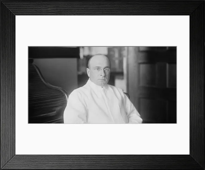 Framed Print : Alexis Carrel (1873-1944), French surgeon won the 1912 Nobel Prize in Physiology or Medicine, for his advancements in vascular surgery. Ca. 1920