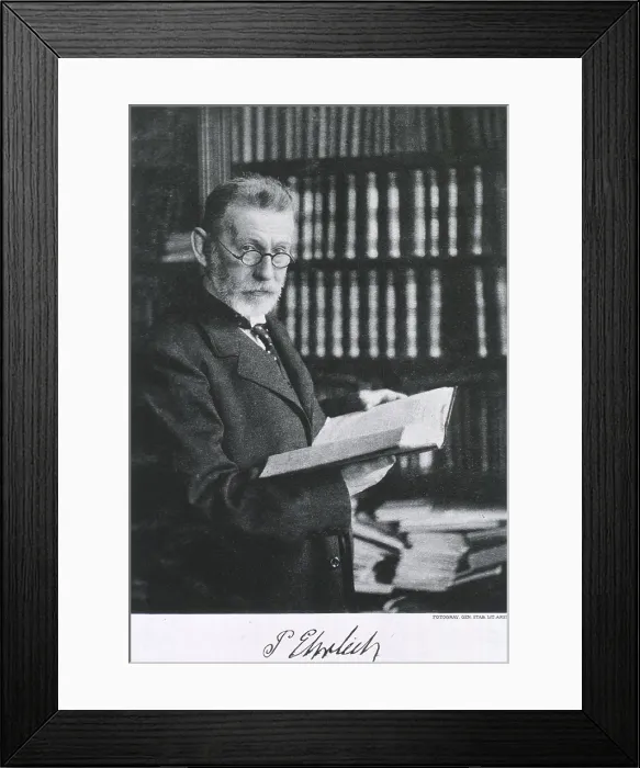 Framed Print : Paul Ehrlich (1854-1918), German medical scientist experimented with chemical treatments to destroy pathogens and their ill effects on humans Framed Print : Paul Ehrlich (1854-1918), German medical scientist experimented with chemical treatments to destroy pathogens and their ill effects on humans