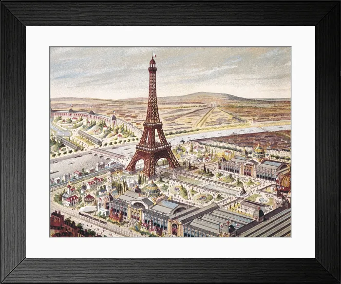 Framed Print : Paris. Universal Exhibition of 1889 with the Eiffel Tower. Detail. Engraving. FRANCE. Paris. Musee Carnavalet (Carnavalet Museum) Framed Print : Paris. Universal Exhibition of 1889 with the Eiffel Tower. Detail. Engraving. FRANCE. Paris. Musee Carnavalet (Carnavalet Museum)