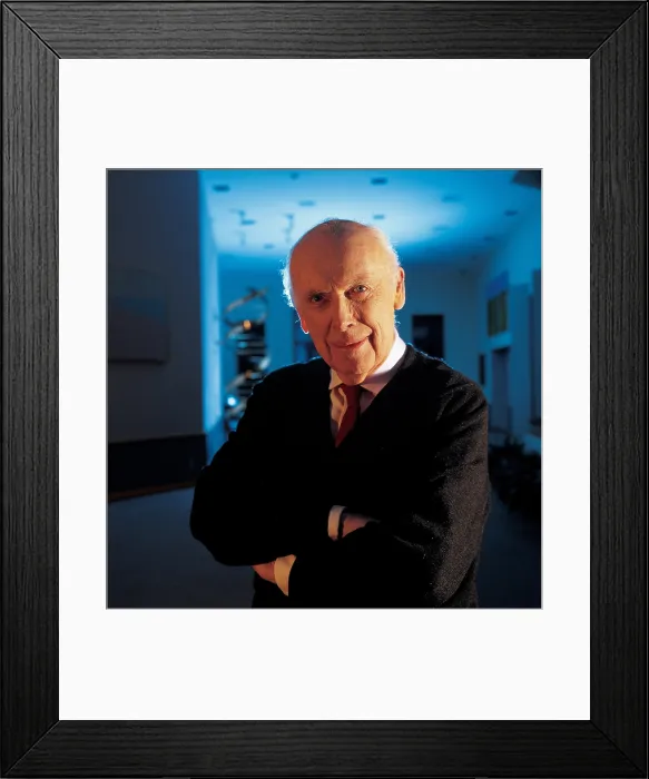 Framed Print : James Watson (b. 1928), discover with Francis Crick and Maurice Wilkins, of the molecular structure of DNA