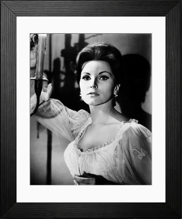 Framed Print : THE HAUNTED PALACE, Debra Paget, 1963