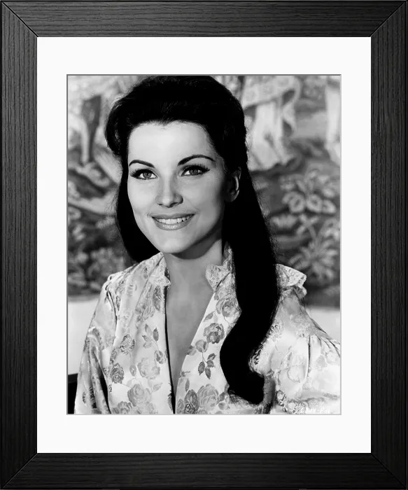 Framed Print : THE HAUNTED PALACE, Debra Paget, 1963