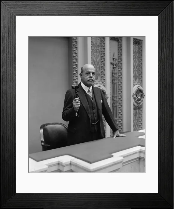 Framed Print : Nicholas Longworth (1864-1931), was Speaker of the House of Representatives from 1925 to 1931, when the Republicans lost their majority after the elections of 1930