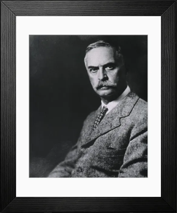 Framed Print : Karl Landsteiner (1868-1943), Austrian American immunologist discovered human blood existed in different groups, which he first identified as A, B, and O blood types in 1901