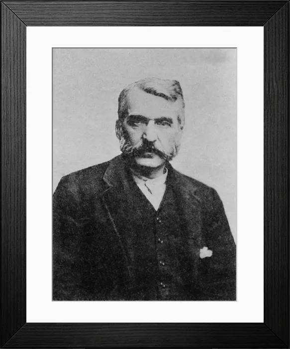 Framed Print : Adam Worth (1844-1902), was called the Napoleon of Crime, because of his international criminal career