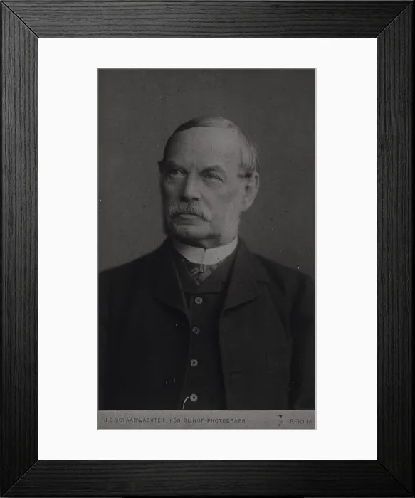 Framed Print : Hermann von Helmholtz (1821-94), German scientist who made contributions to physics, medicine, mathematics and meteorology