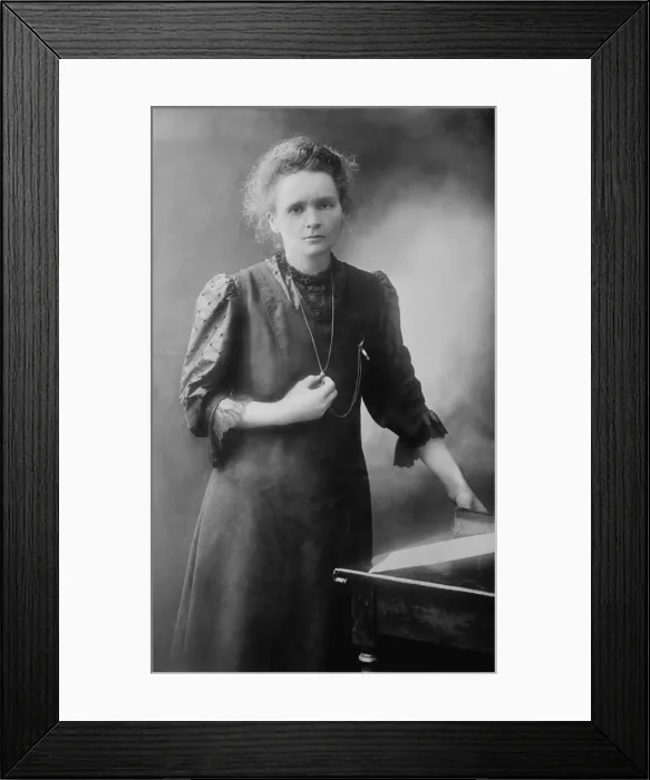 Framed Print : Marie Curie (1867-1934), Polish-French physicist who won two Nobel Prizes, in 1903 for Physics and 1911 for Chemistry Framed Print : Marie Curie (1867-1934), Polish-French physicist who won two Nobel Prizes, in 1903 for Physics and 1911 for Chemistry