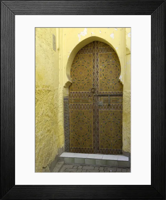 Framed Print : MOROCCO. Fes. Gate in the medina. AISA / Everett Collection**US SALES ONLY** Framed Print : MOROCCO. Fes. Gate in the medina. AISA / Everett Collection**US SALES ONLY**