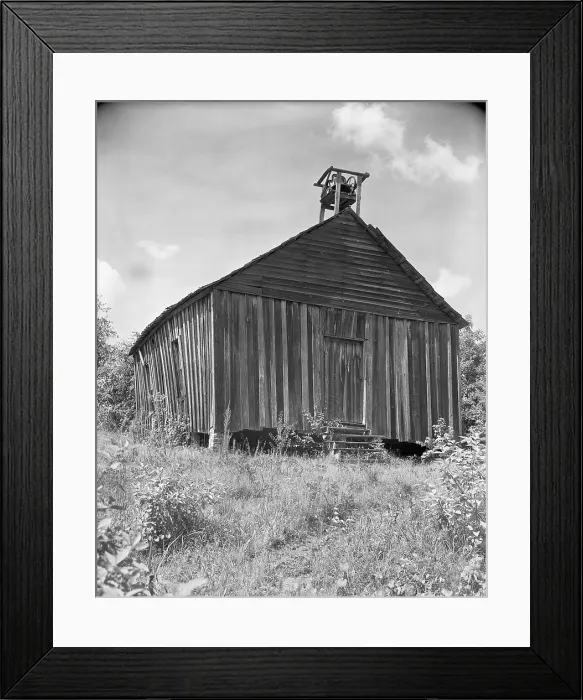 Framed Print : Church, Southeastern United States, photograph by Walker Evans, 1936