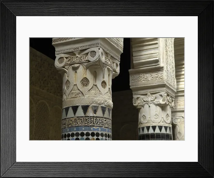 Framed Print : MOROCCO. Sal. Madrasah. Detail of the decorations. Islamic art. Architecture. AISA / Everett Collection**US SALES ONLY** Framed Print : MOROCCO. Sal. Madrasah. Detail of the decorations. Islamic art. Architecture. AISA / Everett Collection**US SALES ONLY**