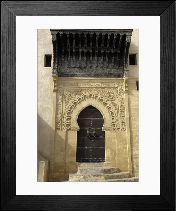 Framed Print : MOROCCO. Sal. Entrance gate into the Madrasah. AISA / Everett Collection**US SALES ONLY**
