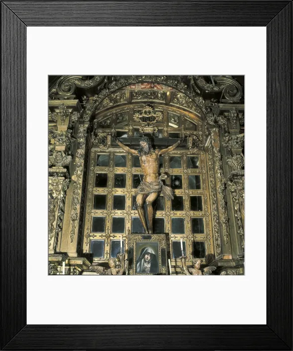Framed Print : JUNI, Juan de (1507-1577). Christ of the Sweat. 16th c. SPAIN. La Alberca. Parish of La Asuncin. Renaissance art. Sculpture on wood. AISA / Everett Collection**US SALES ONLY** Framed Print : JUNI, Juan de (1507-1577). Christ of the Sweat. 16th c. SPAIN. La Alberca. Parish of La Asuncin. Renaissance art. Sculpture on wood. AISA / Everett Collection**US SALES ONLY**