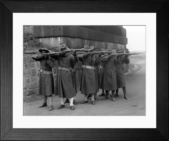 Framed Print : U.S. Army, African American soldiers, ca. 1917 Framed Print : U.S. Army, African American soldiers, ca. 1917
