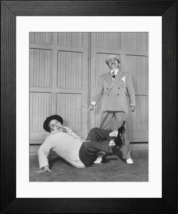 Framed Print : HELLZAPOPPIN, from left: Chic Johnson, Ole Olsen, 1941 Framed Print : HELLZAPOPPIN, from left: Chic Johnson, Ole Olsen, 1941