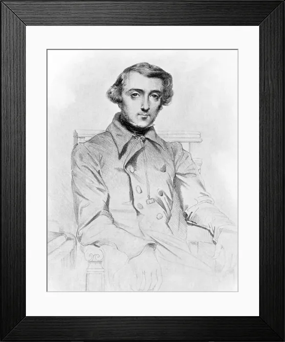 Framed Print : Alexis de Tocqueville (1805-1859) French author of the classic 'Democracy in America' (1835-40) Framed Print : Alexis de Tocqueville (1805-1859) French author of the classic 'Democracy in America' (1835-40)